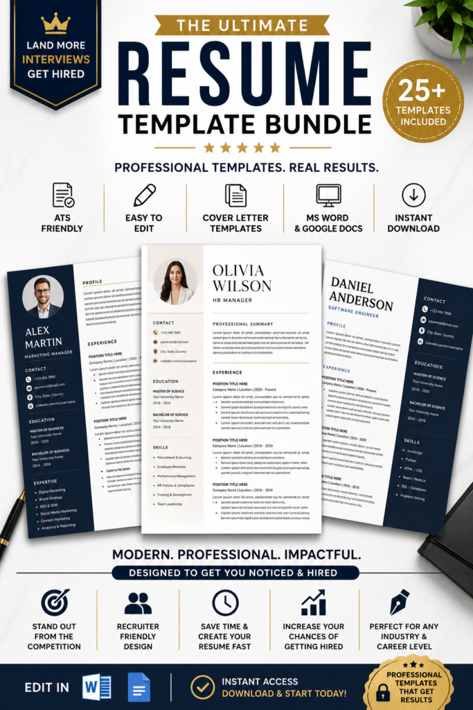 #1 Job Winning Resume Templates